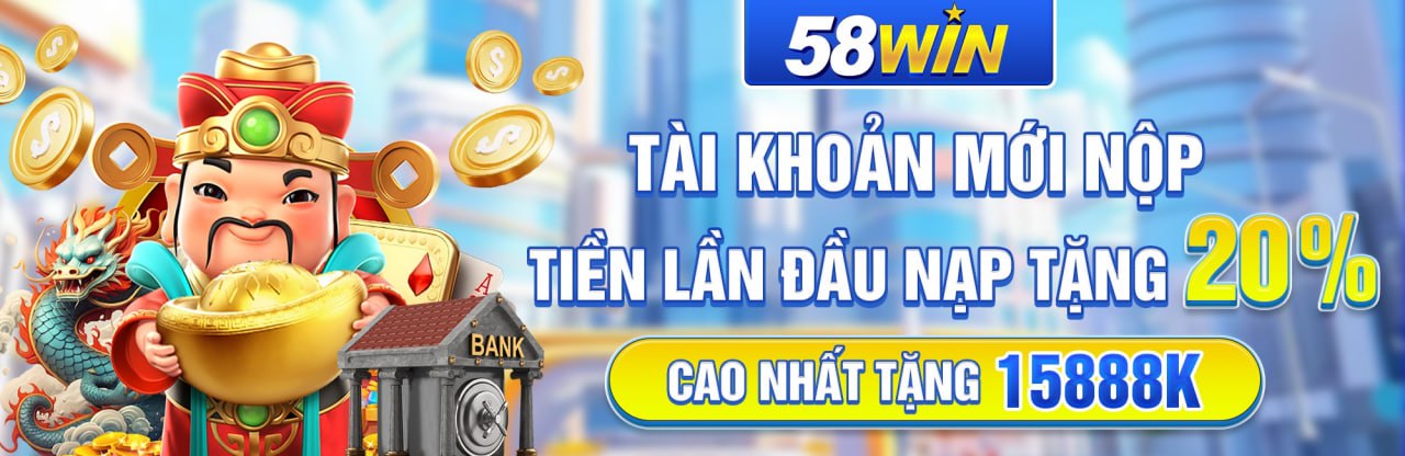 banner thương hiệu 58WIN